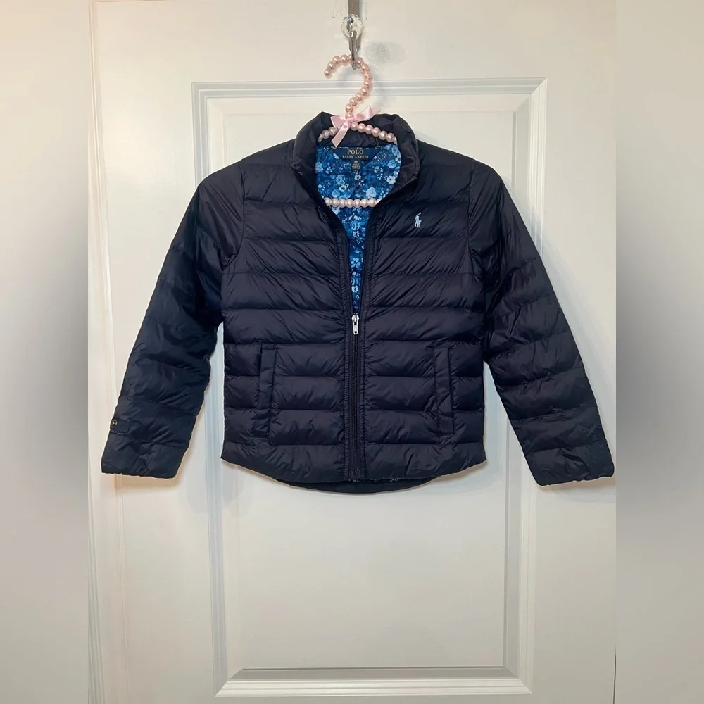 Polo by Ralph Lauren Kids Dark Blue Puffer Jacket - Picture 1 of 5